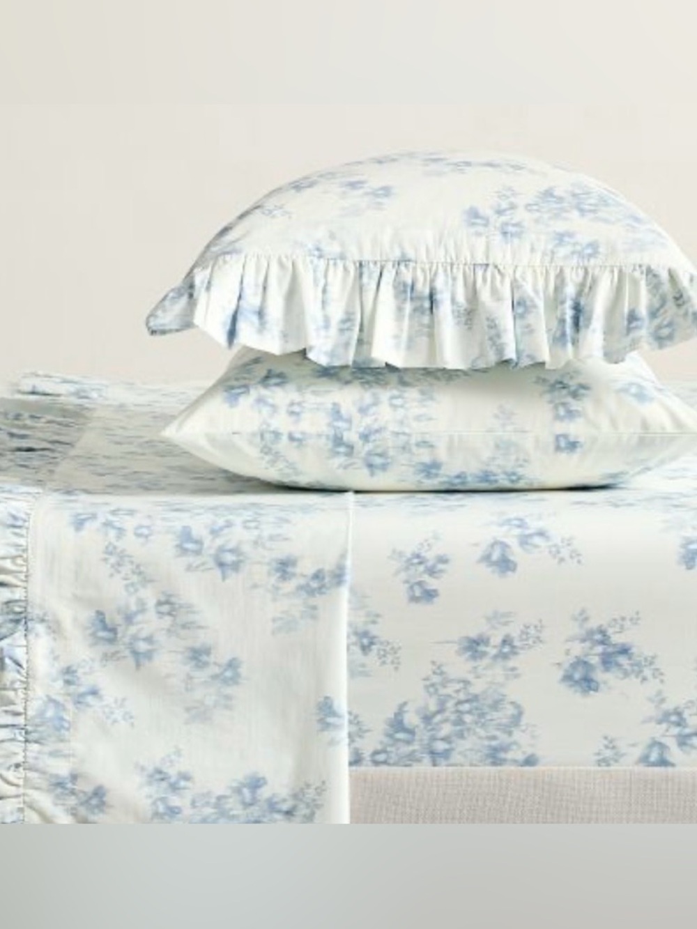 Pottery Barn LoveShackFancy Ikat Meadow KING Pillow Sham 1